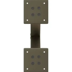vidaXL Salontafelpoten 2 st X-vormig 30x(30-31) cm staal naturel