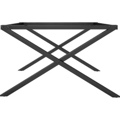 vidaXL Salontafelpoten X-frame 80x70x43 cm staal