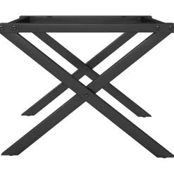 vidaXL Salontafelpoten X-frame 60x40x38 cm staal