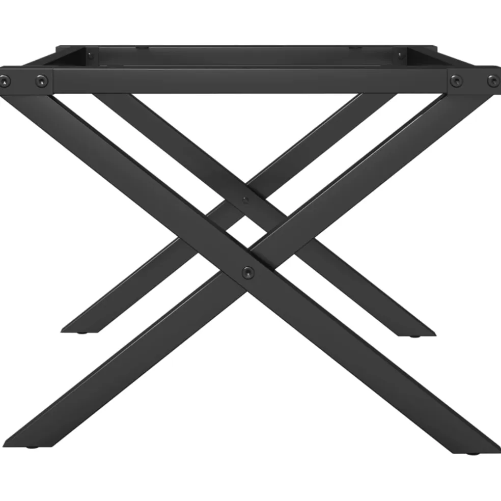 vidaXL Salontafelpoten X-frame 60x40x38 cm staal