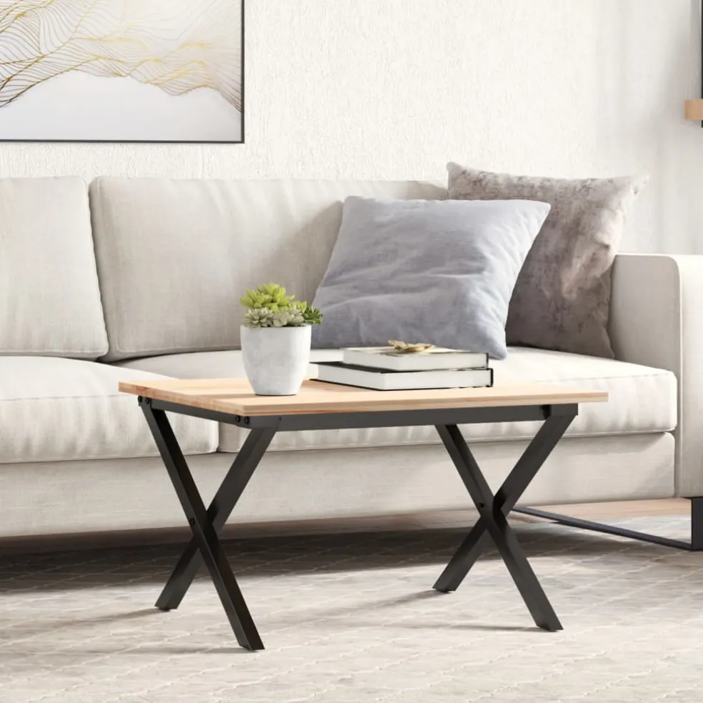 vidaXL Salontafelpoten X-frame 60x40x38 cm staal