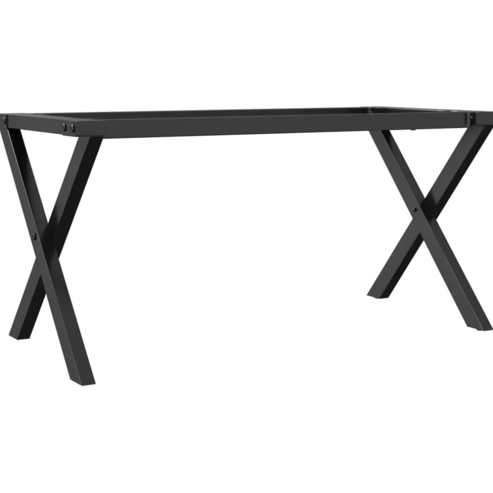 vidaXL Salontafelpoten X-frame 90x30x43 cm staal