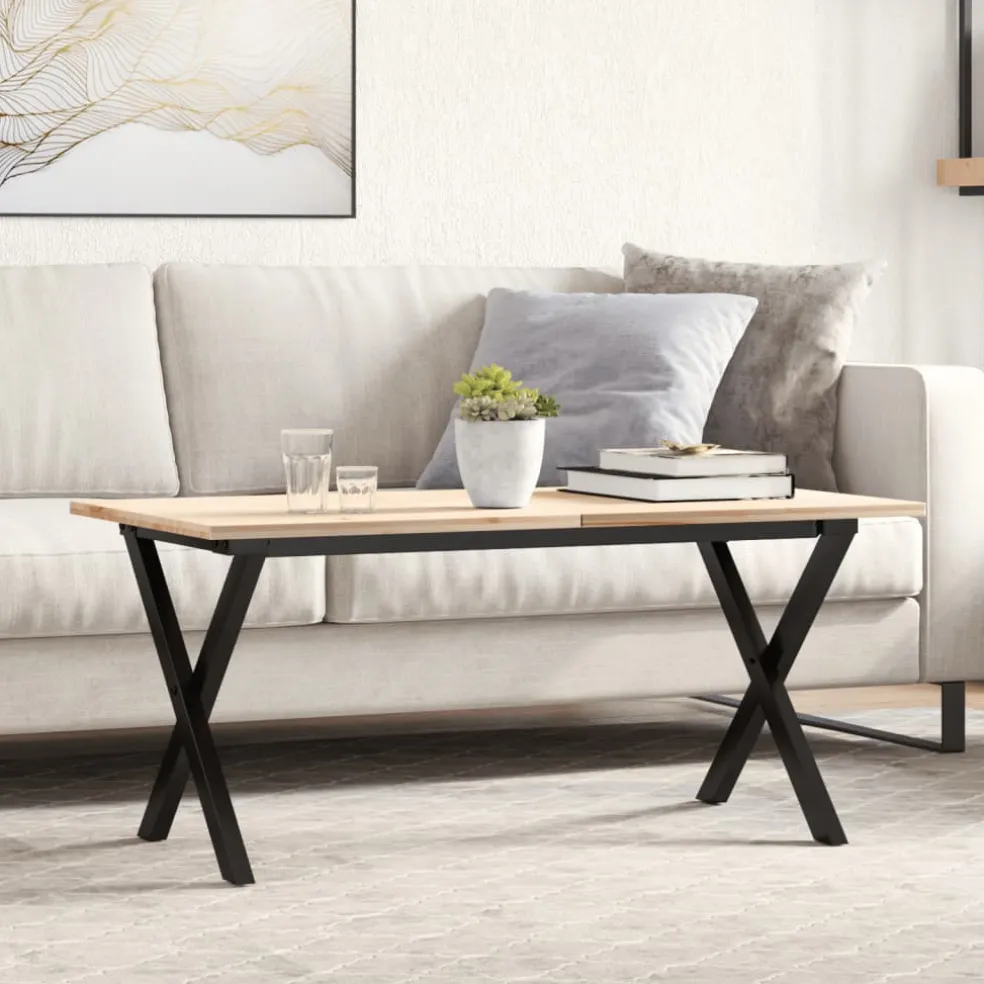 vidaXL Salontafelpoten X-frame 70x30x43 cm staal