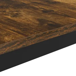vidaXL Salontafel Rook Eik 40 x 40 x 36 cm Bewerkt hout