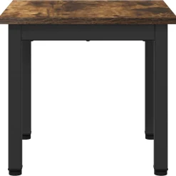 vidaXL Salontafel Rook Eik 40 x 40 x 36 cm Bewerkt hout