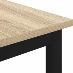 vidaXL Salontafel Sonoma Eiken 40 x 40 x 36 cm Bewerkt hout