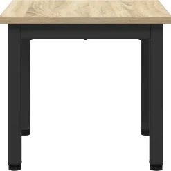 vidaXL Salontafel Sonoma Eiken 40 x 40 x 36 cm Bewerkt hout