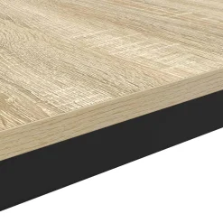 vidaXL Salontafel Sonoma Eiken 40 x 40 x 36 cm Bewerkt hout