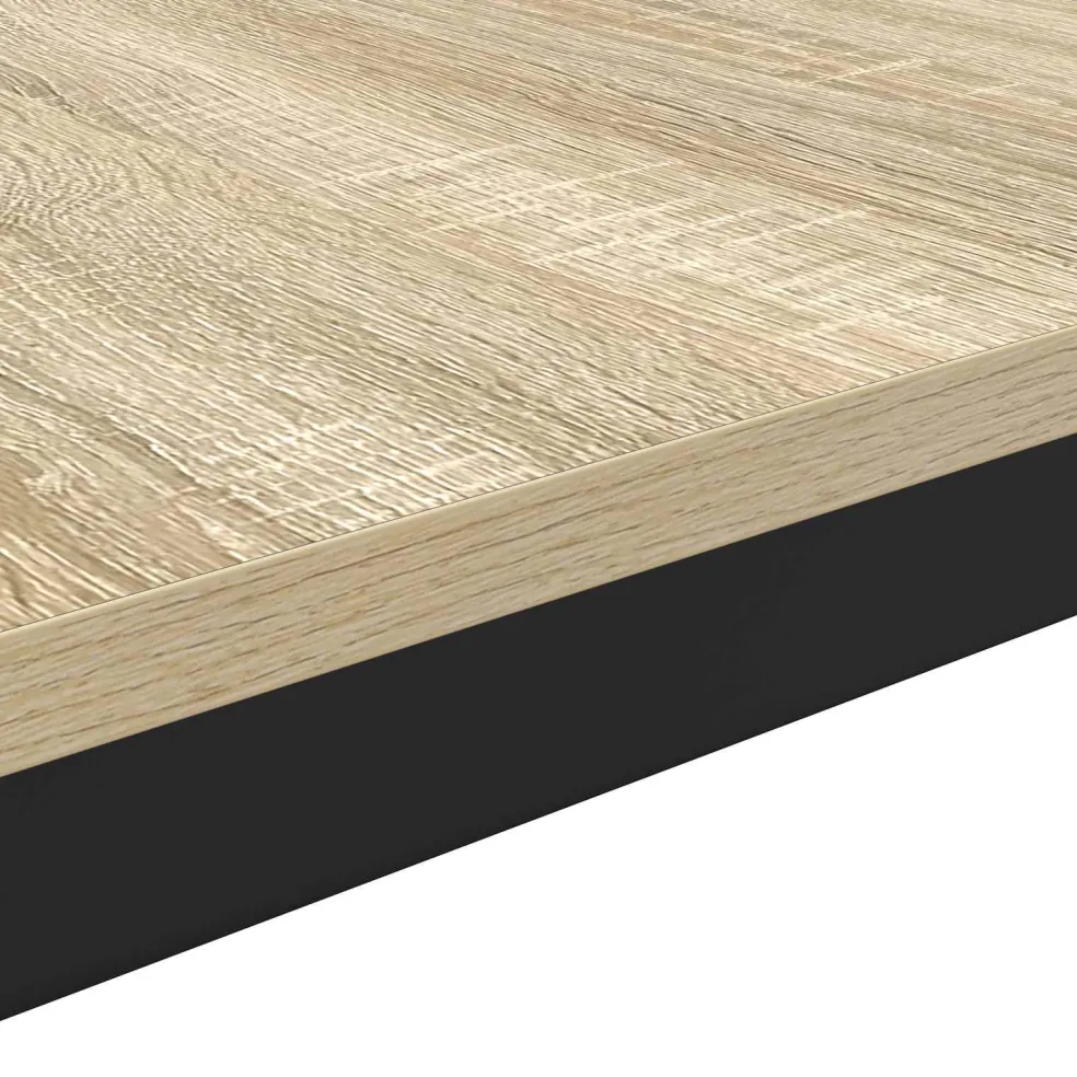 vidaXL Salontafel Sonoma Eiken 40 x 40 x 36 cm Bewerkt hout
