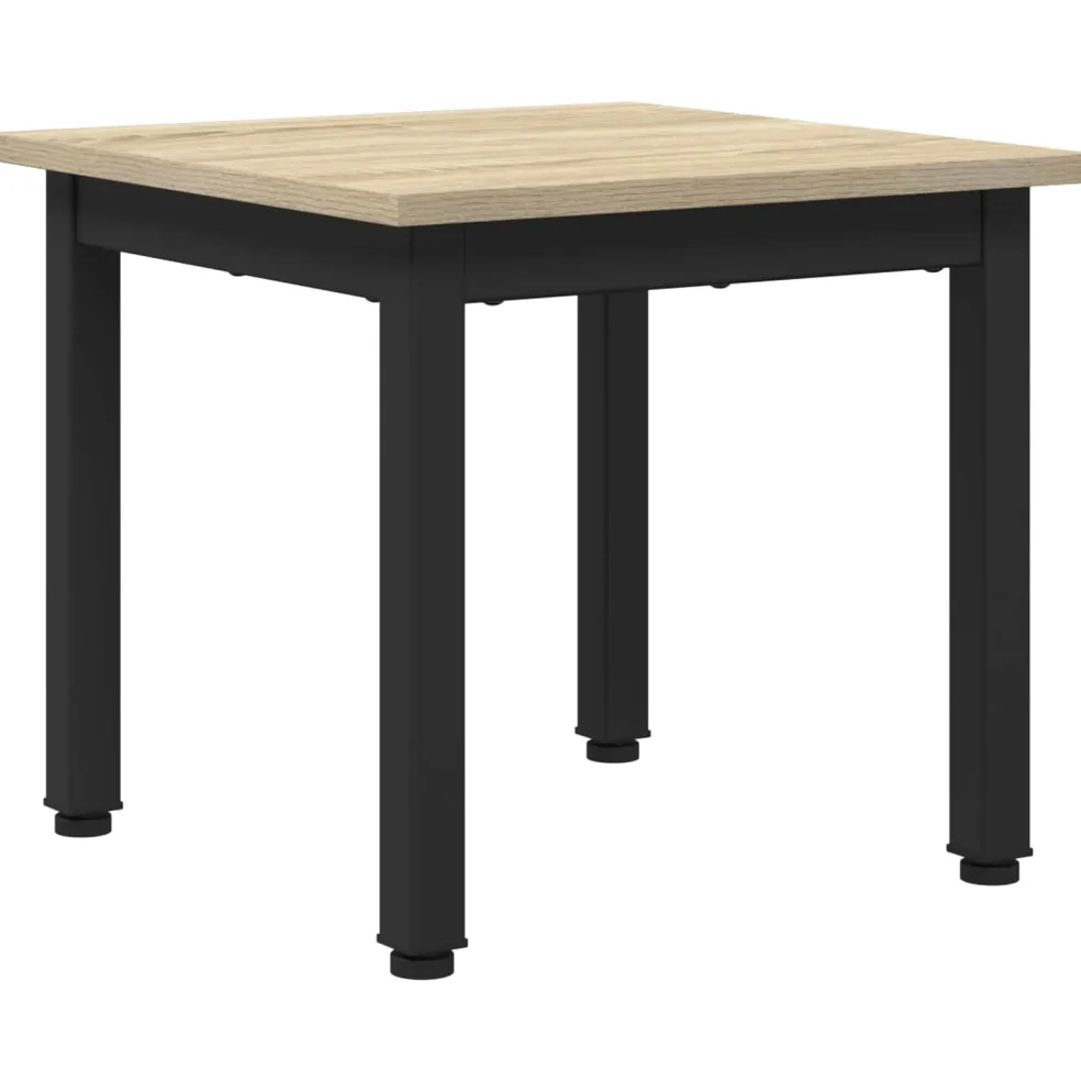 vidaXL Salontafel Sonoma Eiken 40 x 40 x 36 cm Bewerkt hout