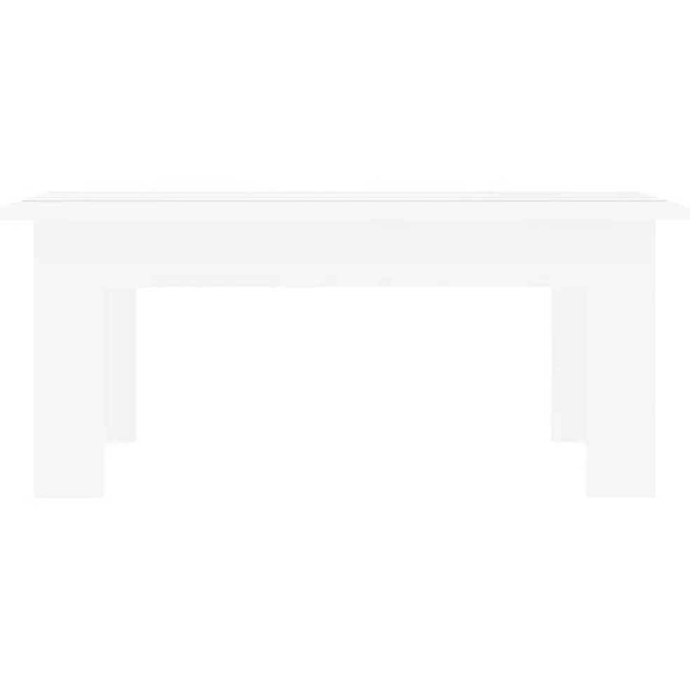 vidaXL Salontafel 100x60x42 cm bewerkt hout wit