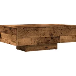 vidaXL Salontafel 85x55x31 cm bewerkt hout oud houtkleurig