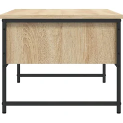 vidaXL Salontafel 101x49x39,5 cm bewerkt hout sonoma eikenkleurig