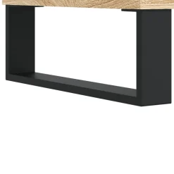 vidaXL Salontafel 90x60x35 cm bewerkt hout sonoma eikenkleurig