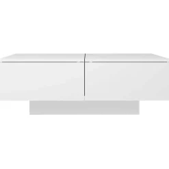 vidaXL Salontafel 90x60x31 cm bewerkt hout wit
