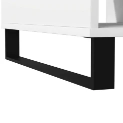 vidaXL Salontafel 104x60x35 cm bewerkt hout wit