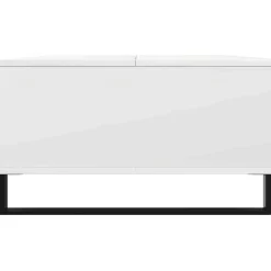 vidaXL Salontafel 104x60x35 cm bewerkt hout wit