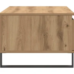 vidaXL Salontafel 90x50x36,5 cm bewerkt hout artisanaal eikenkleurig