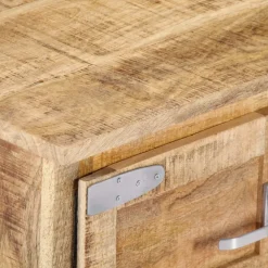 vidaXL Salontafel 70x70x30 cm massief mangohout