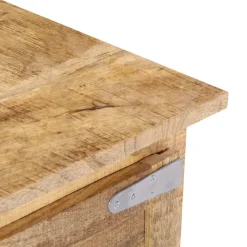vidaXL Salontafel 70x70x30 cm massief mangohout