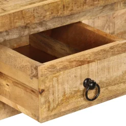 vidaXL Salontafel 90x45x35 cm massief mangohout