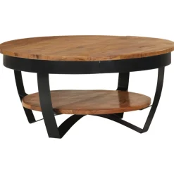 vidaXL Salontafel 65x65x32 cm massief acaciahout