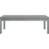 vidaXL Salontafel 100x50x33 cm massief acaciahout grijs