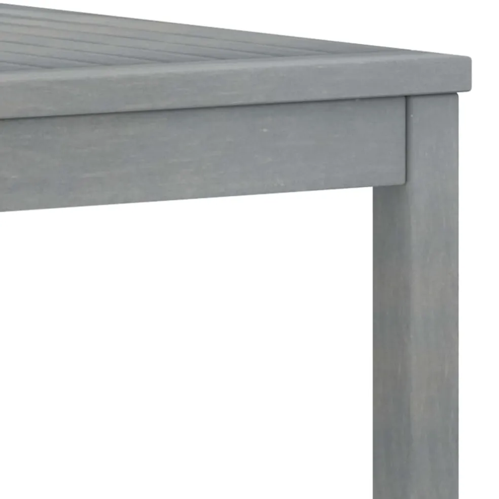vidaXL Salontafel 100x50x33 cm massief acaciahout grijs