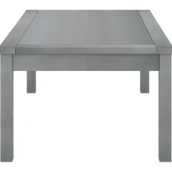 vidaXL Salontafel 100x50x33 cm massief acaciahout grijs