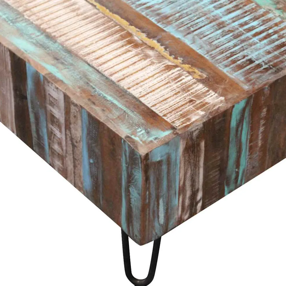 vidaXL Salontafel 100x50x38 cm massief gerecycled hout