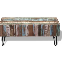 vidaXL Salontafel 100x50x38 cm massief gerecycled hout