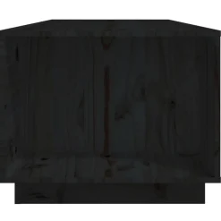 vidaXL Salontafel 110x50x40 cm massief grenenhout zwart