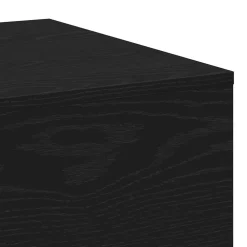 vidaXL Salontafel Zwart Eiken 100 x 49,5 x 31 cm Bewerkt hout