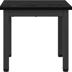 vidaXL Salontafel Zwart Eiken 40 x 40 x 36 cm Bewerkt hout