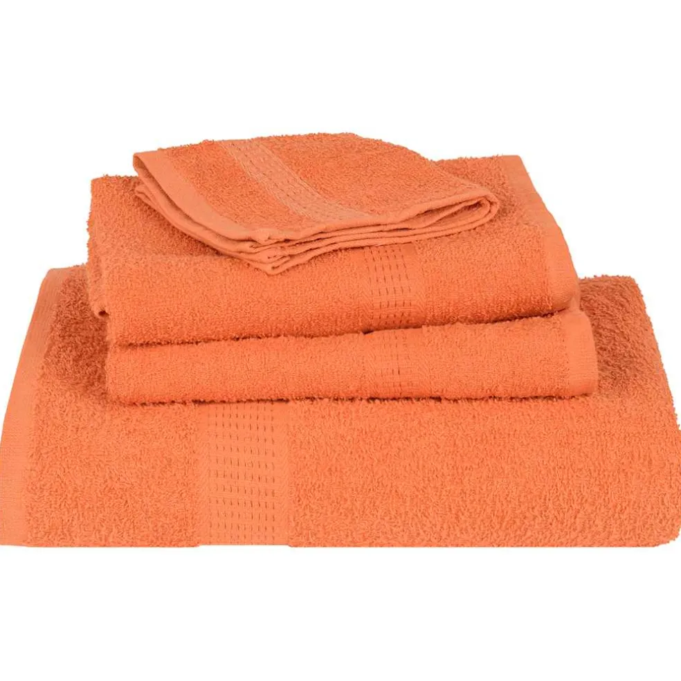 vidaXL Saunahanddoeken FROGN 2 st 80x200 cm 360 g/m² oranje