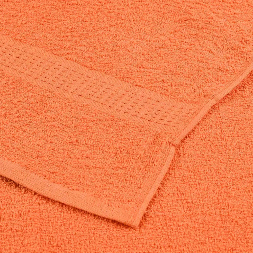 vidaXL Saunahanddoeken FROGN 2 st 80x200 cm 360 g/m² oranje