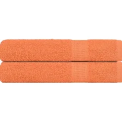 vidaXL Saunahanddoeken FROGN 2 st 80x200 cm 360 g/m² oranje