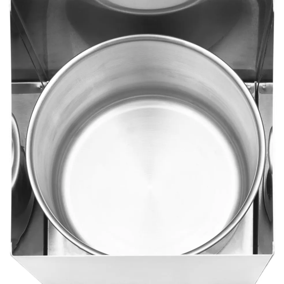 vidaXL Sausdispenser 3,5 L roestvrij staal