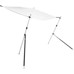 vidaXL Schaduwdoek T-top 170x170x(115-183) cm wit