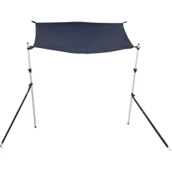 vidaXL Schaduwdoek T-top 170x208x(115-183) cm marineblauw