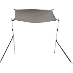 vidaXL Schaduwdoek T-top 170x208x(115-183) cm antracietkleurig