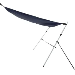 vidaXL Schaduwdoek T-top 170x170x(115-183) cm blauw