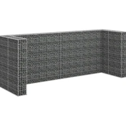 vidaXL Schanskorfmuur containers 320x100x120 cm gegalvaniseerd staal