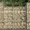vidaXL Schanskorfmuur met deksel 600x50x200 cm gegalvaniseerd staal