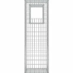 vidaXL Schanskorf palen/plantenbakken 2 st 50x50x160 cm staal
