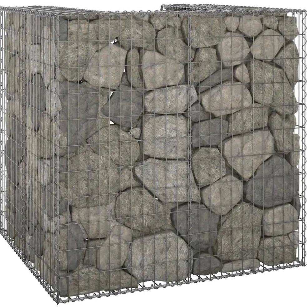 vidaXL Schanskorf voor container 110x100x110 cm gegalvaniseerd staal
