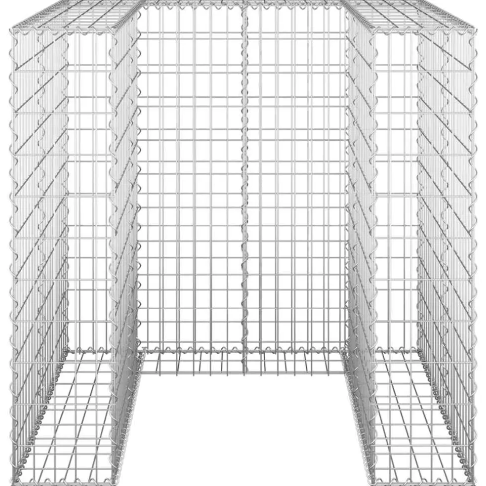 vidaXL Schanskorf voor container 110x100x110 cm gegalvaniseerd staal