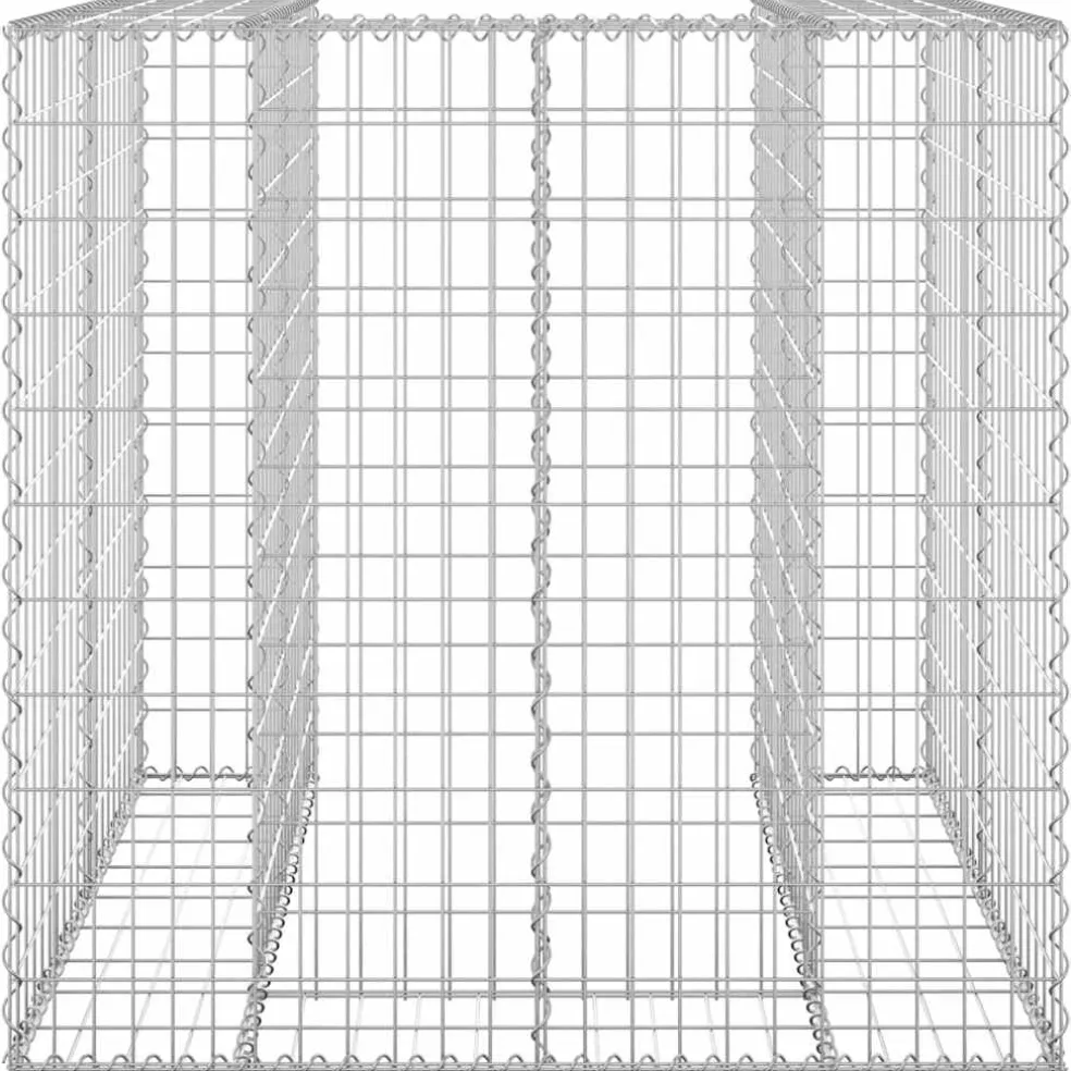 vidaXL Schanskorf voor container 110x100x110 cm gegalvaniseerd staal