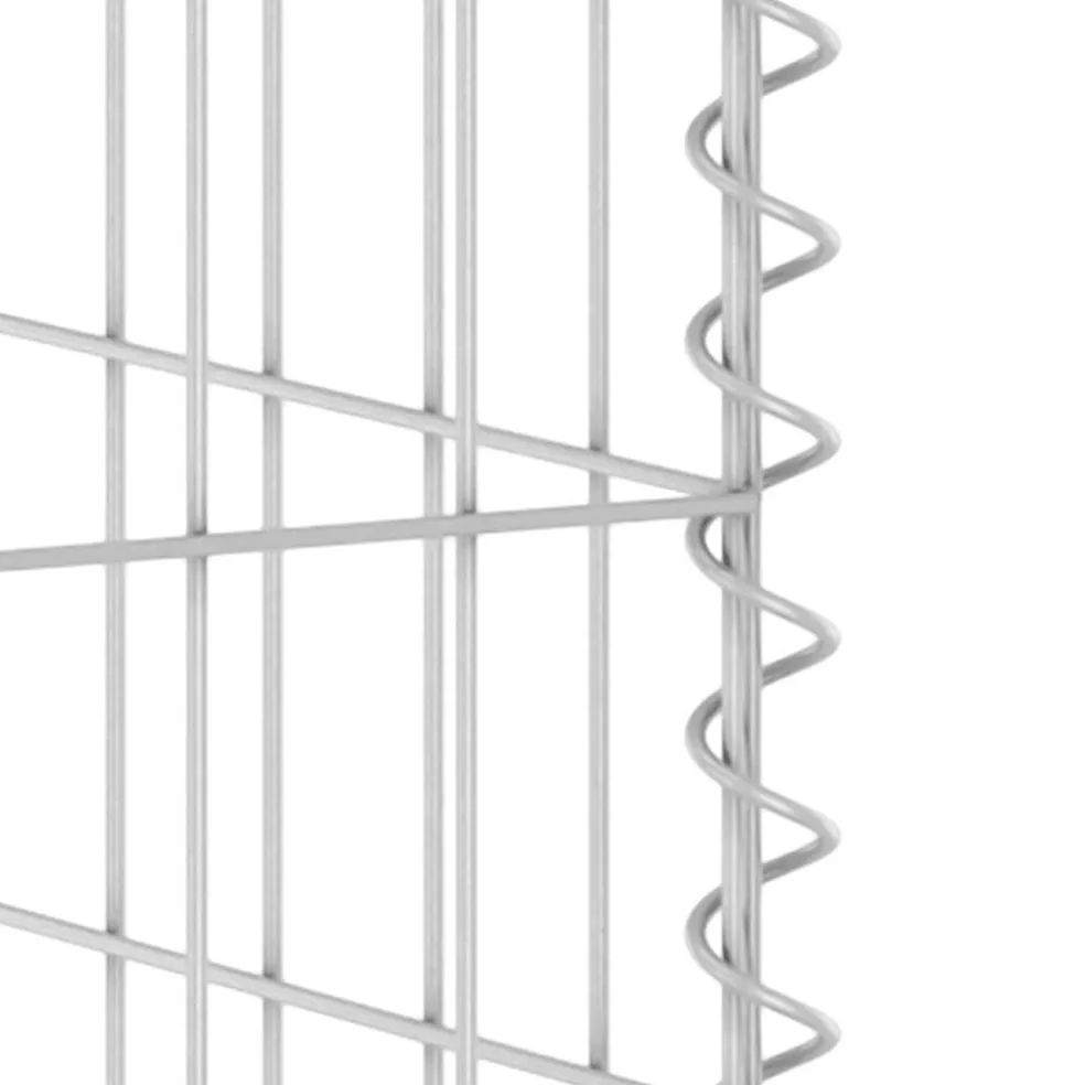 vidaXL Schanskorf voor container 110x100x110 cm gegalvaniseerd staal