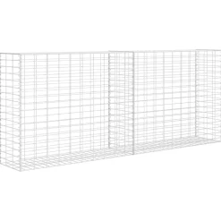 vidaXL Schanskorf 85x30x200 cm gegalvaniseerd staal